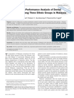 Importance-Performance Analysis of Dental Satisfaction Among Three Ethnic Groups in Malaysia