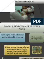 Pondasi Pendidikan Karakter Anak