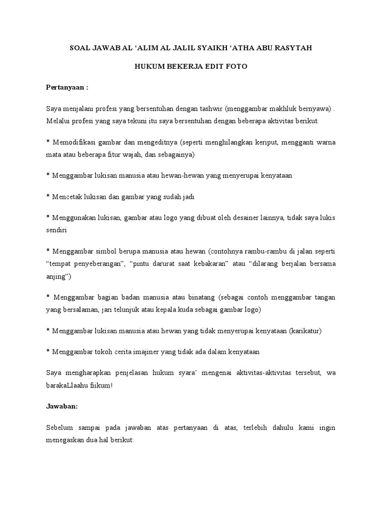Soal jawab amir edit foto pdf