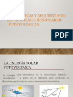 6 Características y Requisitos de Las Instalaciones Solares