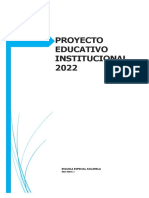 Proyecto Educativo Institucional Acuarela 2022