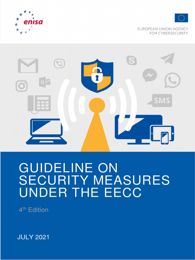 ENISA - Guideline On Security Measures Under The EECC - 4th Edition ...