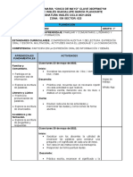 Planeación 1ero 23 Mayo