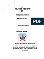 Project Front Page