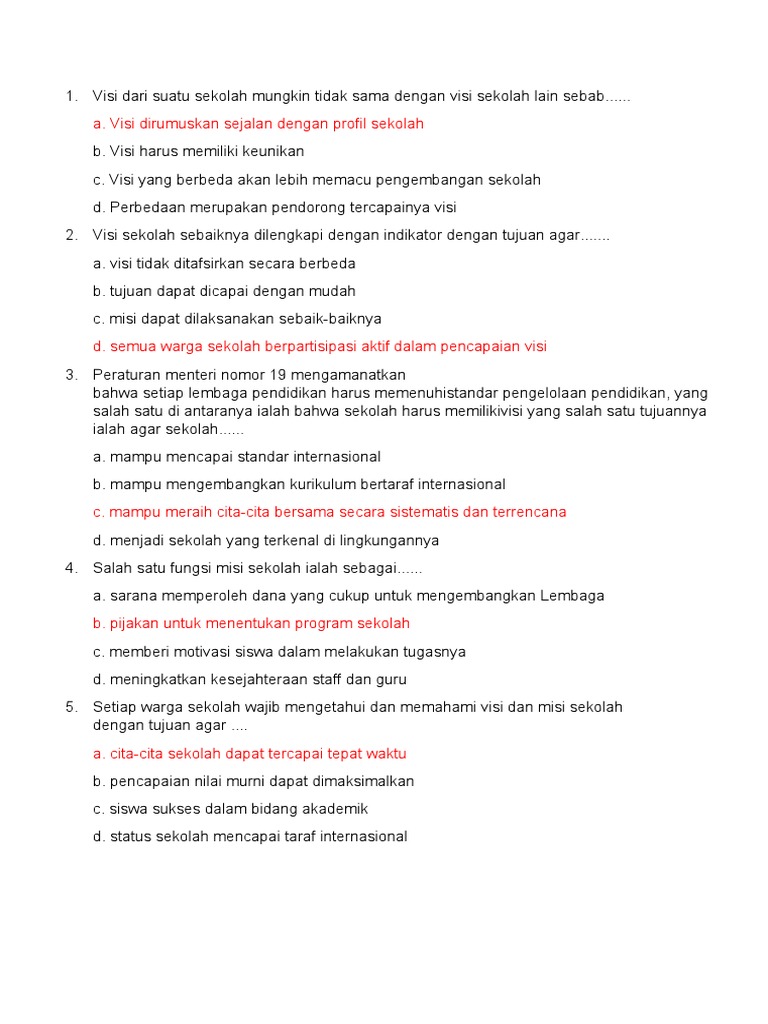 Seleksi Kepala Sekolah Pdf