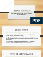 Partes Del Certificado y Ejemplo Redactado | PDF