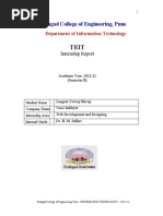 Sinhgad College of Engineering, Pune: Department of Information Technology