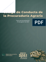 Código de Conducta de La Procuraduría Agraria 2021