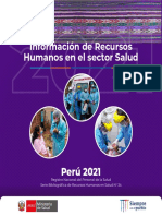 Recursos humanos en salud Perú 2021