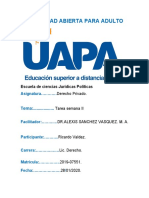 Tarea II Semana Retrazada