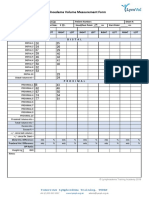 Lymphoedema Volume Measurement Form: Sánchez Disano Jeremias R R 24