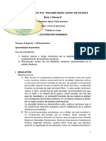 8º Guía 3er Periodo Ética y Valores - Los Derechos Humanos