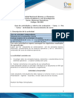 Guia de Actividades y Rúbrica de Evaluación - Unidad 1 - Pre - Tarea Actividad de Reconocimiento de Curso