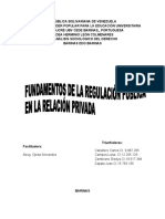 Fundamentos de La Regulacion Publica en La Relacion Privada