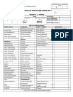 Control de Chequeo Unidad Rav 4