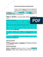 Contrato de Trabajo Por Necesidad de Mercado - E&m (Operario de Produccion)