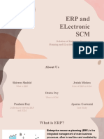 ERP and ELectronic SCM (Group-3)