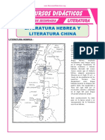 Literatura Hebrea y China para Primero de Secundaria
