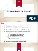 Les Contrats de Travail