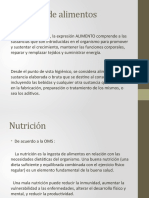 Concepto de Alimentos y Prevencion en Salud