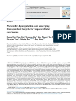 Metabolic Dysregulation and Emerging Therapeutical Tar - 2022 - Acta Pharmaceuti