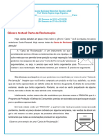 Carta Reclamação Produto Atraso