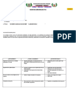 Sesion de Aprendizaje