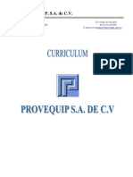 Curriculum Provequip