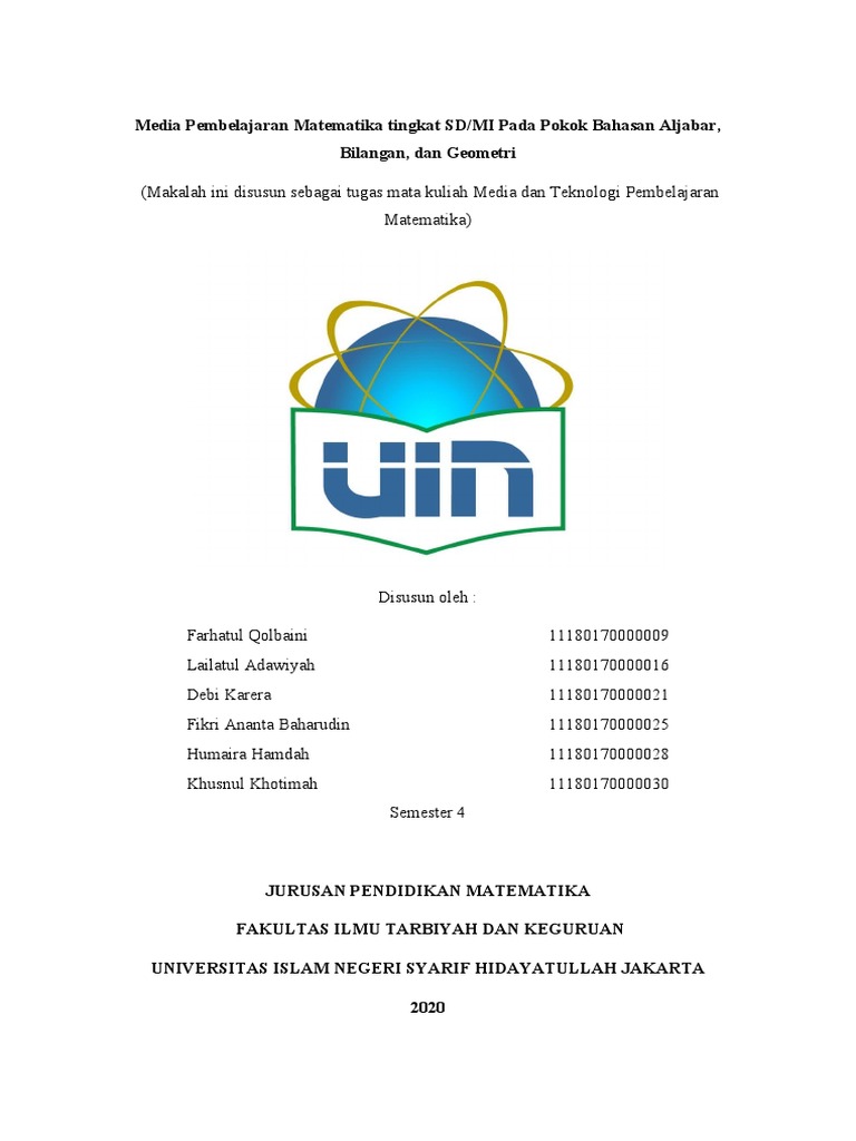 Media Pembelajaran Matematika SD/MI | PDF | Komputer