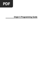 Origin C Programming Guide E