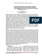 Factors Associated With Hemoglobin (HB) Levels in Nursing Class 2013 Respati Yogyakarta University