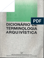 Dicionario de Terminologia Arquivistica (1993)