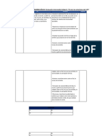 TABLA DE ESPECIFICACIONES EVALUACIÓN INTERMEDIA Unidad 4 Primero Básico