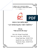 Báo Cáo Môn Học "An Ninh Mạng Viễn Thông"