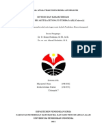 Revisi 1 - Jurnal - KEL-7 - Sintesis Dan Karakterisasi Kompleks Bis Asetilacetonato Tembaga (II) (Cu (Acac) 2)