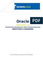 Oracle Cloud Infrastructure 2021 Architect Associate Practice Questions