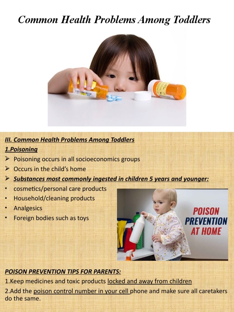 Common Toddler Health Issues and Poisoning | PDF | Burn | Cerebral Palsy