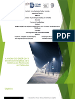 4.4 NOM-013-ENER-2013 Eficiencia Energética para Sistemas de Alumbrado en Vialidades Presetacion