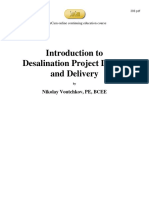 Introduction To Desalination Project Design and Delivery: Nikolay Voutchkov, PE, BCEE