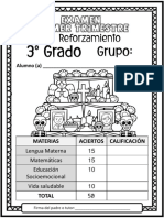 3° Exámen Reforzamiento Jomi