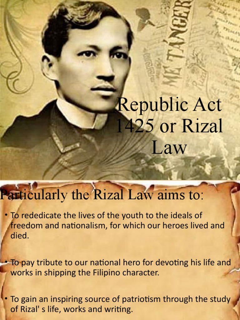 Rizal Law PDF Philippines