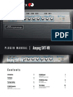 Ampeg SVTVR Manual