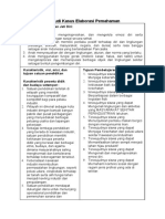 Studi Kasus Elaborasi Pemahaman: Capaian Pembelajaran Jati Diri