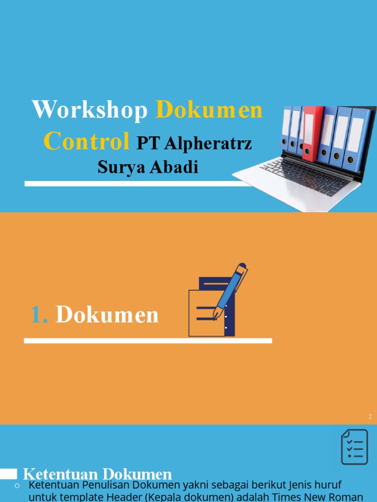 Training Document Control | PDF | Komputer