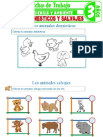 Animales Domesticos y Salvajes para Ninos de 3 Anos