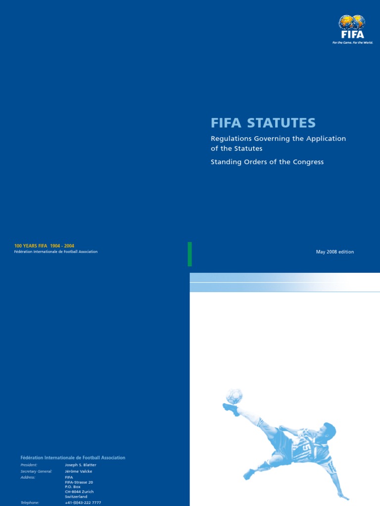 Fifa Statutes 072008 En Fifa Association Football