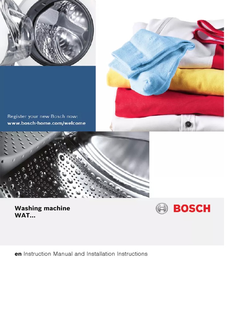 Manual Bosch Serie _ 6 VarioPerfect (Español 40 páginas) PDF