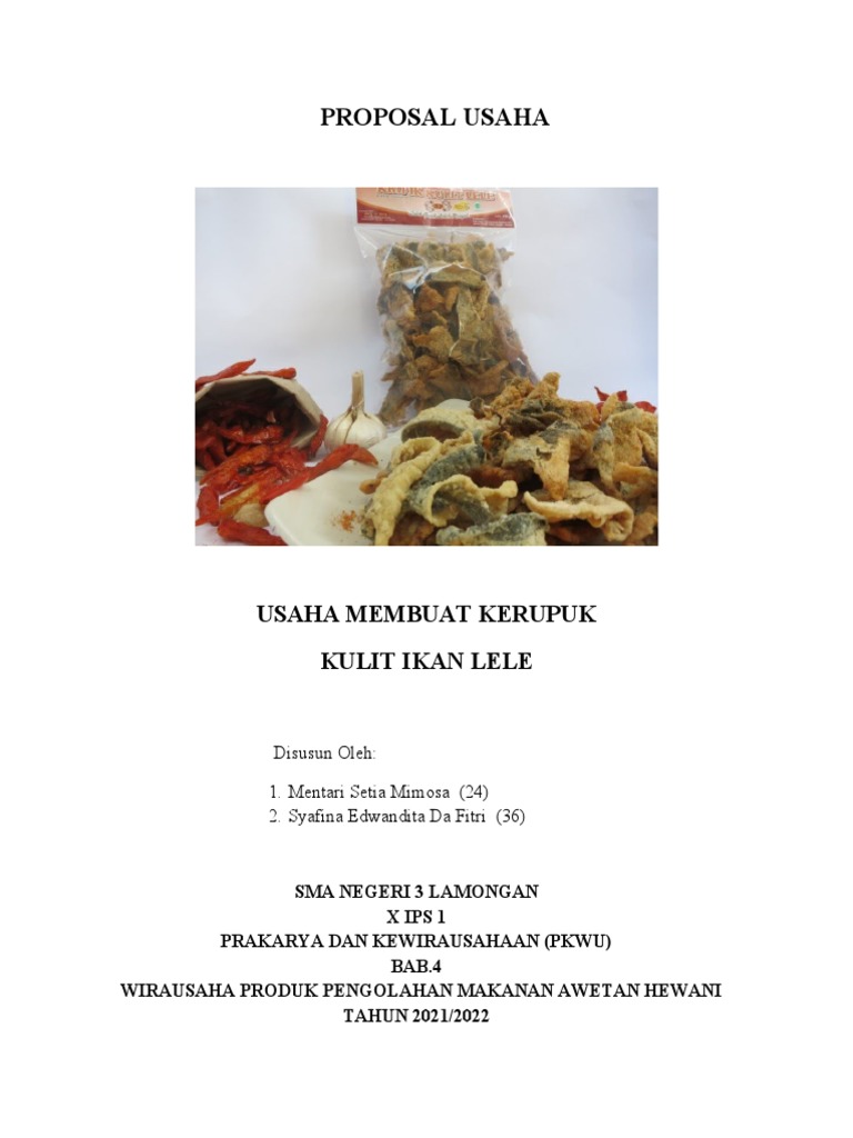 Proposal Usaha Kerupuk Kulit Lele | PDF