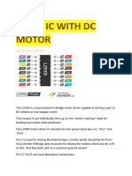 L293D Ic With DC Motor: Information