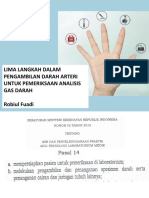 5 Langkah Pengambilan Darah Arteri untuk Analisis Gas Darah